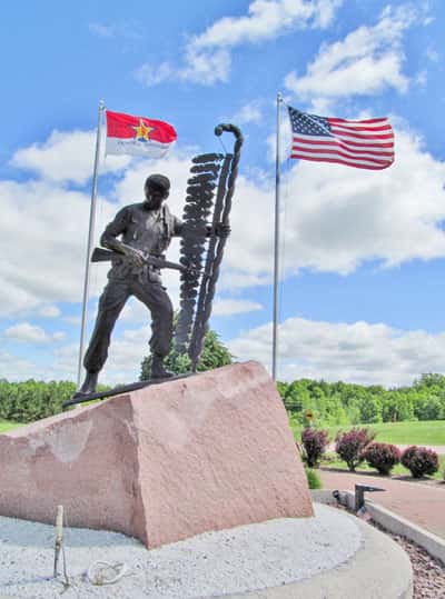 National Native American Vietnam Veterans Memorial, located at The Highground in Neillsville, Wis.