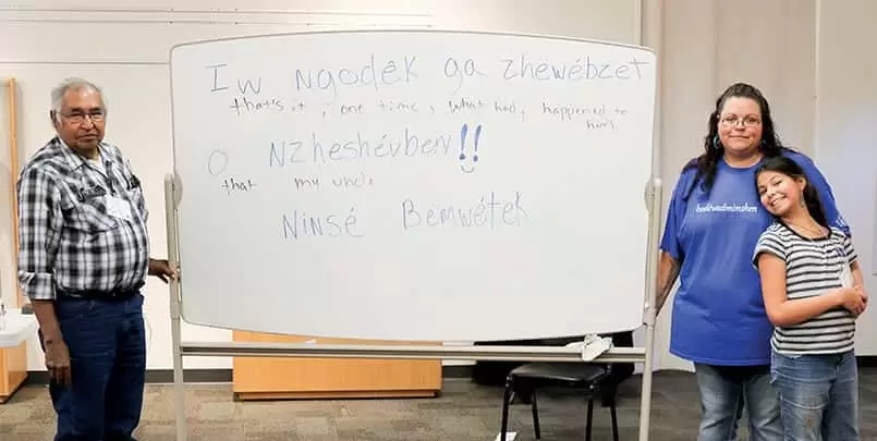 Jim Thunder Presents at Annual Potawatomi Language Conference