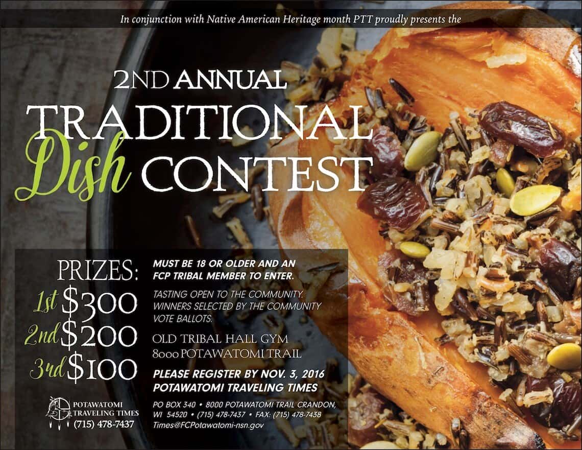 2nd Annual Traditional Dish Contest