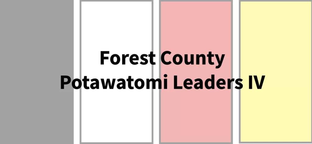 Potawatomi Traveling Times (PTT) and Forest County Potawatomi (FCP) Cultural Preservation Division gathered information about the first chiefs of the tribe as displayed in the FCP Executive Building auditorium.