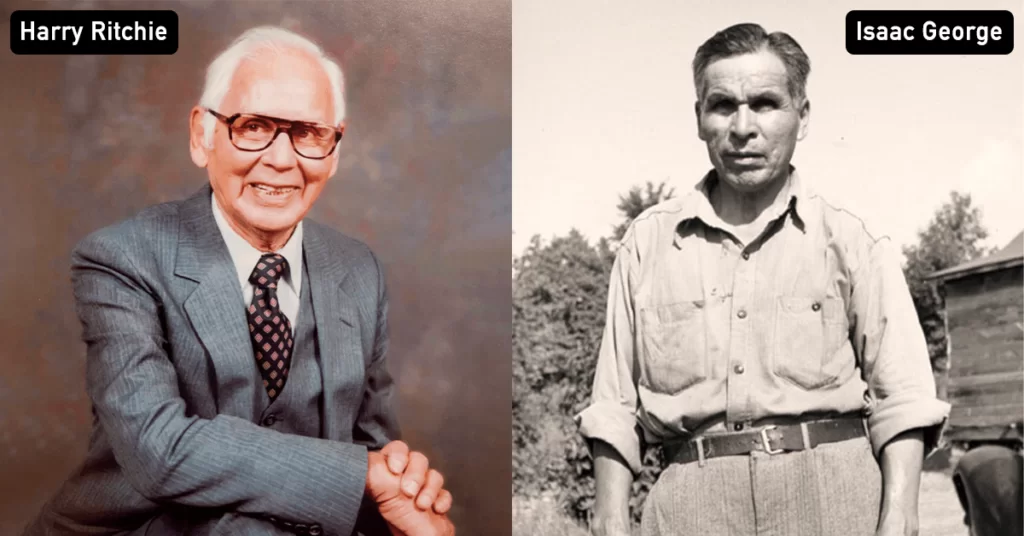 Isaac George, also known as Ike, was born June 15, 1898, to John and Eliza George. His obituary in The Forest Republican states that he was born in Odana, Wis., the son of John and Eliza George.