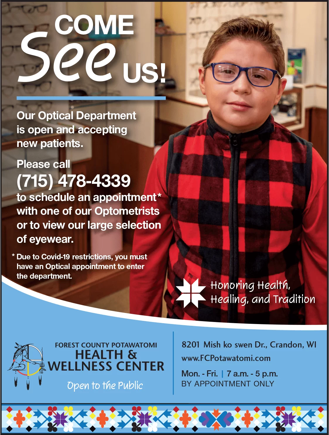 HWC Optical Now Open Flyer