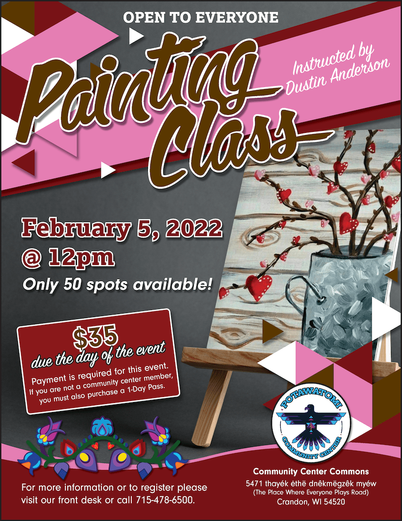 Painting Class Forest County Potawatomi