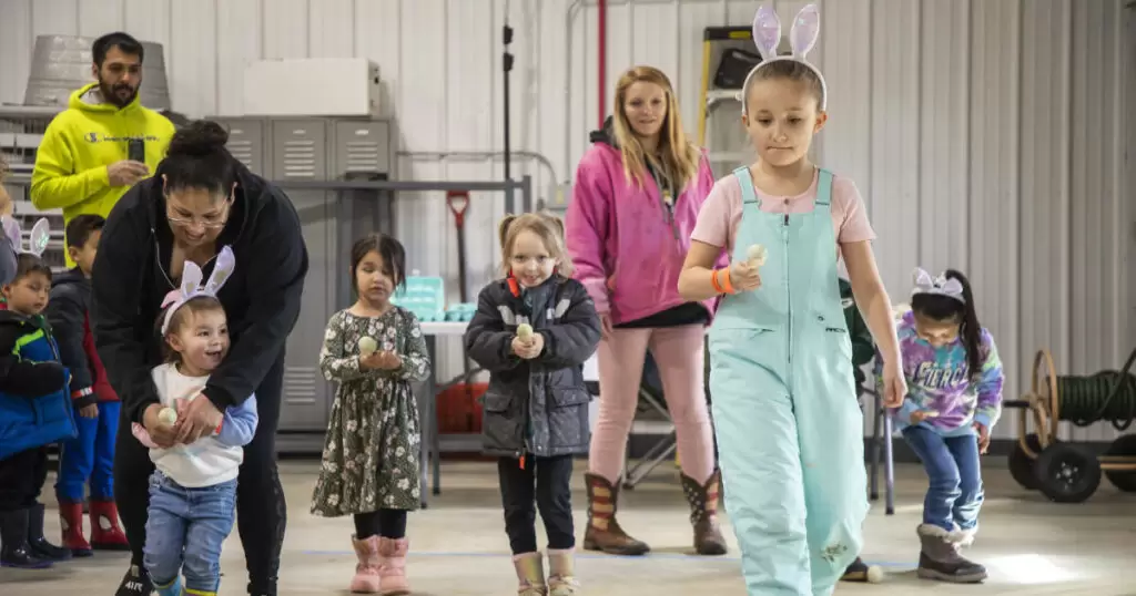 The Bodwéwadami Ktëgan hosted their yearly “Easter at the Farm” on April 9, 2022.