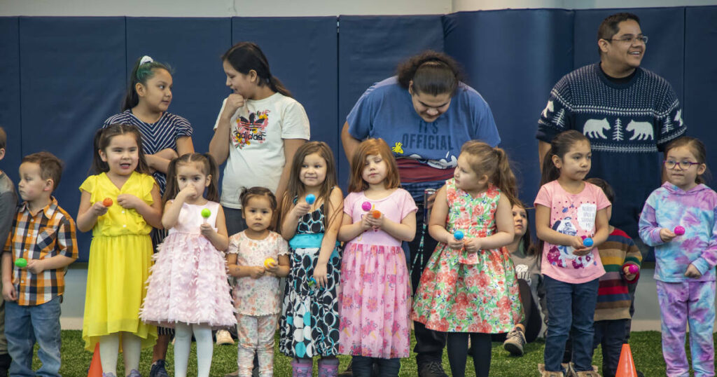 A large crowd attended and enjoyed two celebrations that took place on April 15, 2022, at the Potawatomi Community Center.