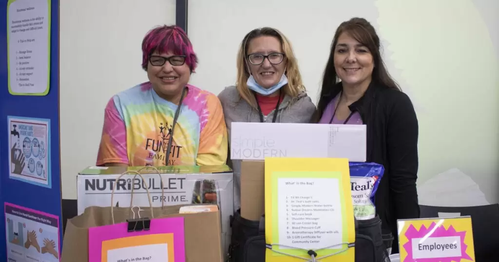 A Wellness Fair for FCP employees and tribal members was held at the Potawatomi Community Center on Aug. 31, 2022, and was sponsored by FCP Occupational Health and FCP Health & Wellness Center (HWC) Community Health.