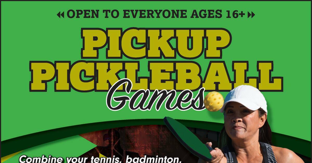 Adult Pickleball Pickup Games