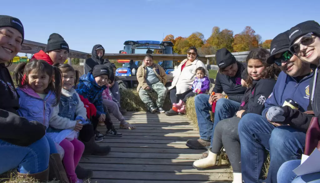 It was a beautiful fall day for the 2022 Swine, Dine & Dash held on Oct. 8 at the Bodwéwadmi Ktëgan. The event was sponsored by FCP Health & Wellness Center Community Health and was open to FCP tribal members and their families.