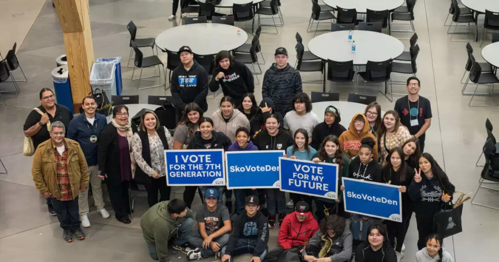 Students from Laona and Crandon School Districts attended the Indigenous Peoples’ Day Youth Event Oct. 13, 2023, at the Potawatomi Community Center.