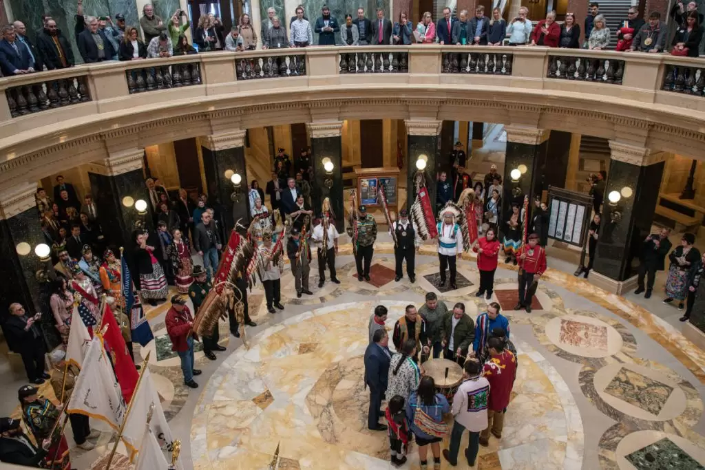 Since 2005, the Great Lakes Inter-Tribal Council has selected a governing member to deliver the annual address as an opportunity for the people of Wisconsin to understand the issues faced in Native Nations and celebrate common values.
