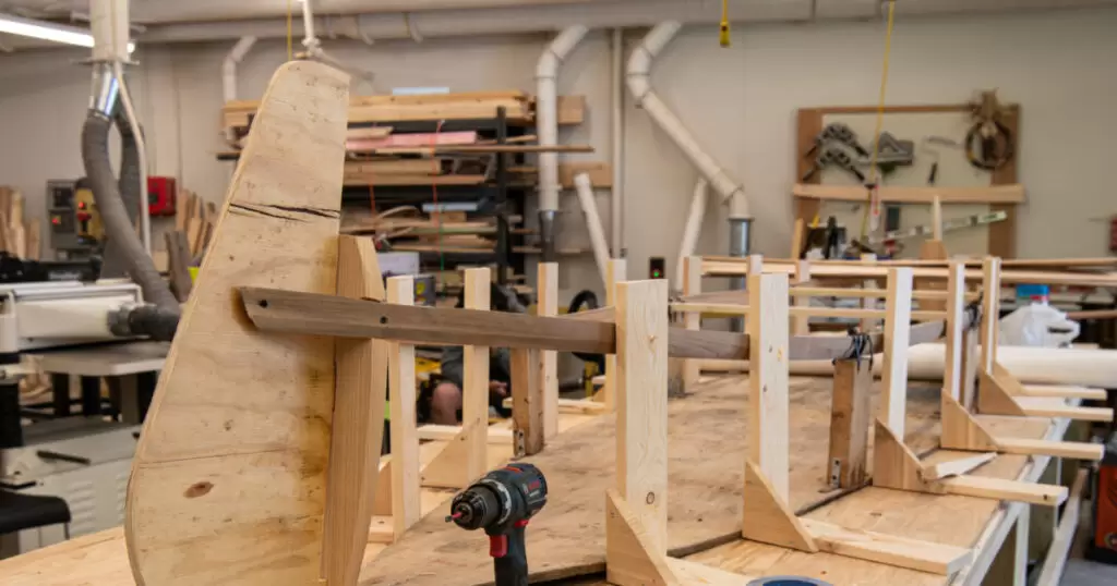 Forest County Potawatomi Cultural Preservation Division planned a Birch Bark Canoe Project from this past spring through the end of July 2024.