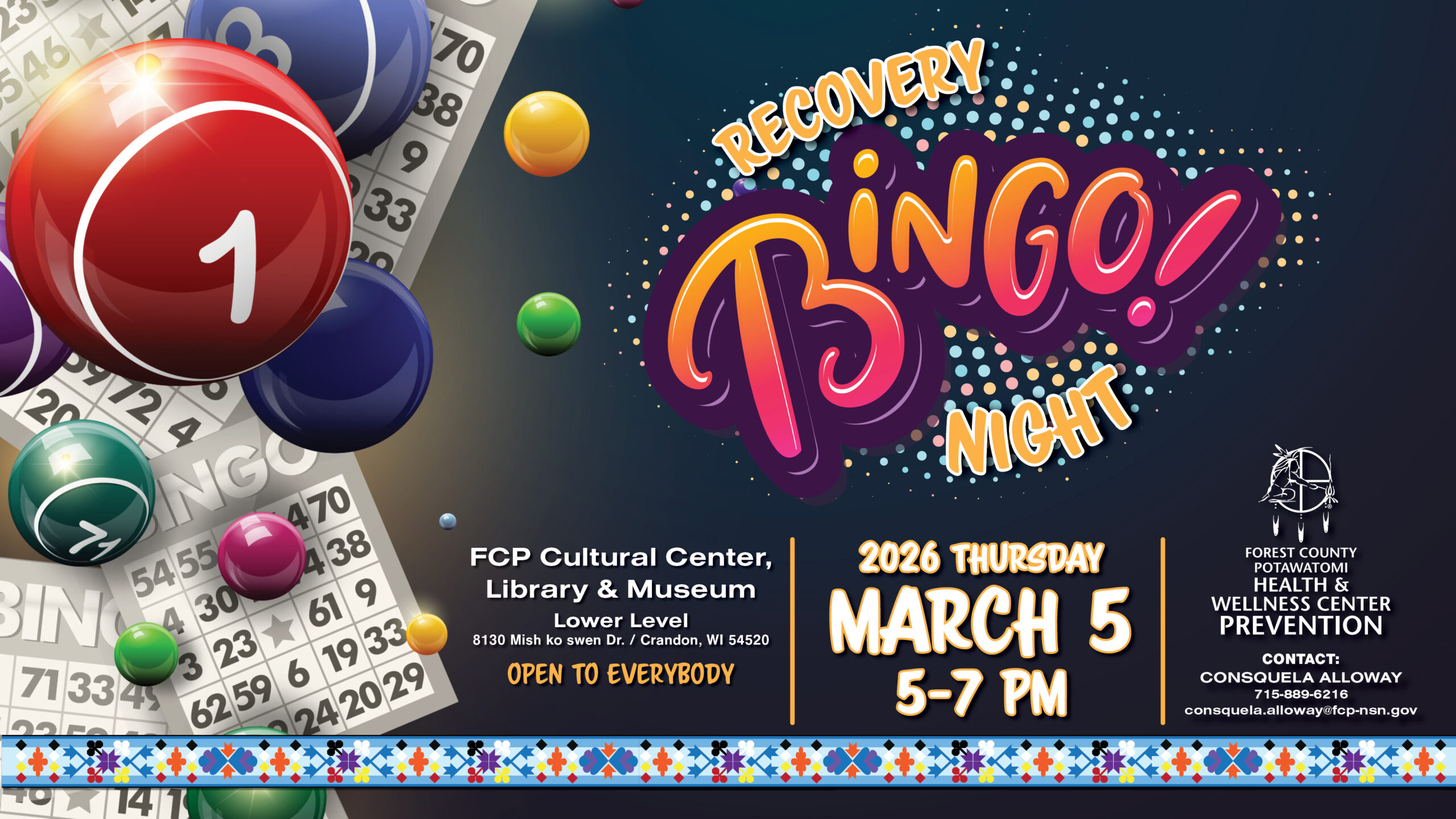 Recovery Bingo Night